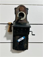 Antique All Metal Kellogg Telephone