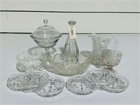 Group Lot - Cut Glass & Crystal Items