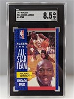 1991-92 Fleer All Star Michael Jordan #211 SGC 8.5
