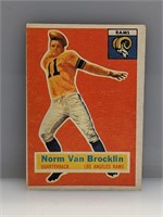 1956 Topps #6 - NORM VAN BROCKLIN "L.A. Rams"