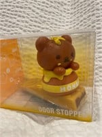 1 Mocha Bear Door Stop