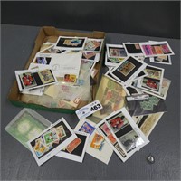 Assorted International Stamps, Etc