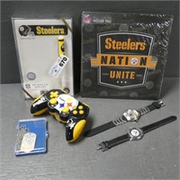Steelers Notepad, Watches, Controller, Dog Tag