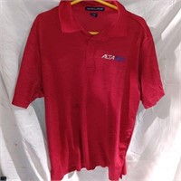 Men’s Devon & Jones Red Short Sleeve XL Shirt