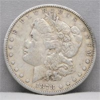 1878 Morgan Silver Dollar.