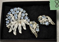 Vintage Coro brooch and earrings