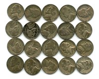 Group of 20 Silver Jefferson War Nickels