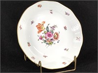 Vtg Herend Hungary Handpainted Floral Bowl