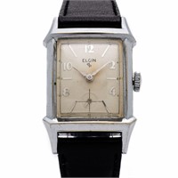 Elgin 6552 Edgewater Deco Tank SS Watch