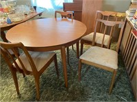 Mid Century Drexel Dining Table & Chairs