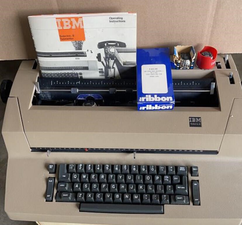 IBM Selectric II Correcting Typewriter + More