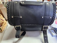 Motorcycle Saddle Bag (Leather?)