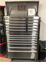 CSPS 41" Stainless Steel Toolbox with Key