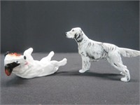 2 ROYAL DOULTON DOG FIGURE HN 1098-1051