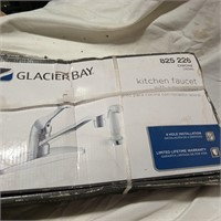Single handle glacier bay kitchen faucet w/sprayer