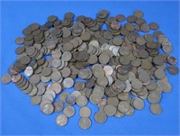 Approx 420 Wheat Pennies