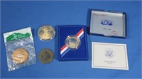 1986 Liberty 1/2 Dollar Proof Coin, Copy $20 Gold