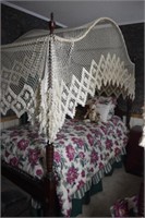 Beautiful Twin Canopy Bed - Not Bedding