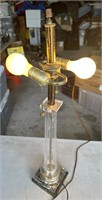 Dual Bulb Pull Chain Clear Lamp
