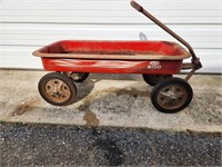 Vintage metal wagon