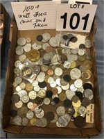Flat of Misc. Coins and Tokens