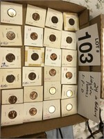 24 Lincoln Pennies