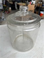 Large Country Store Style Glass Container Jar