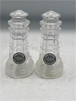 Lenox fine crystal S&P lighthouses
