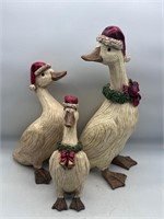 MidCentury Christmas Family of Ducks- Set of 3