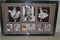 Marilyn Monroe Photo Collage w/ DOD Identity Card