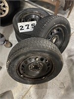 4 Bridgestone Blizzak 205/60R15 & Rims