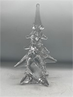 Vintage art glass Christmas tree