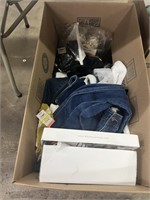 Box Lot of Assorted Size XS Clothing Items and