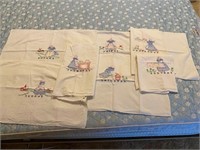 Days of The Week Embroidered Hand Towels