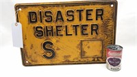 Heavy Metal Disaster Shelter Sign