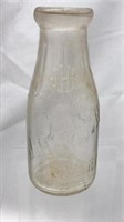 Vintage Glass Milk Dairy Bottle J.h. Rich