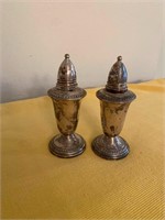 Crown Sterling Weighted Salt/Pepper Shakers
