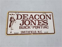 Deacon Jones Smithfield plastic tag