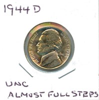 1944-D Uncirculated Jefferson Nickel - Almost