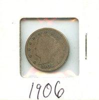 1906 Liberty "V" Nickel