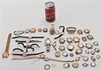 Lot de montres antiques pour pièces ou