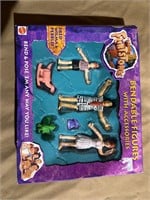 Vintage Mattel 1993 Flintstones Bendable Figures