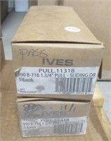 (10) Ives sliding door pulls model # 11318.