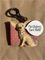 Vintage Taco Bell Chihuahua Keychain