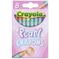 Crayola Pearl Crayons - Pack of 8