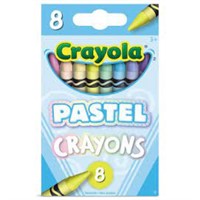 Crayola Pastel Crayons - 8 pack