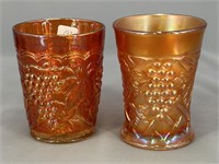 A pair of tumblers - marigold