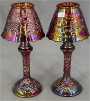 Pair of 1981 HOACGA Good Luck candle lamps