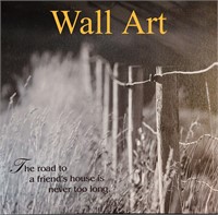 Wooden Wall Art - "The Road to a Friend's House...