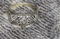 Silver ring stamped 925